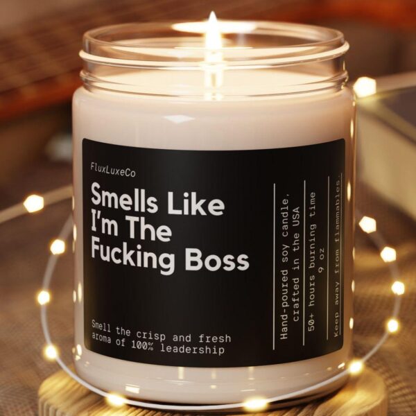 Boss Gift Appreciation Candle Personalized Coworker Gift Entrepreneur Gift New Business Owner Gift Custom Funny Girl Boss Gift For Her Gifts