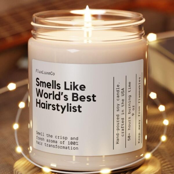 Custom Hairstylist Gifts Custom Candle Gift For Hairdresser, Hairstylist Candle, Funny Gift For Hairstylist, Personalized Hairstylist Gifts