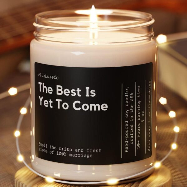 Personalized Engagement Candle Gift For Couple Smells Like The Best Is Yet To Come Newly Engaged Gift Wedding Engagement Candle Gift Idea