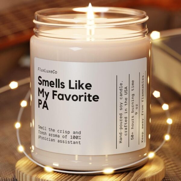 1A95 Personalized Physician Assistant Gift My Favorite Pa Custom Candle Funny Handmade Personalized Appreciation Medical Professional For Her