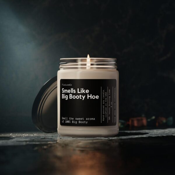 Smells Like Big Booty Hoe Soy Wax Candle, Funny Candle Gift For Best Friend, Personalized Gift Candle, Gift For Bestfriend, 9Oz. Candle Gift