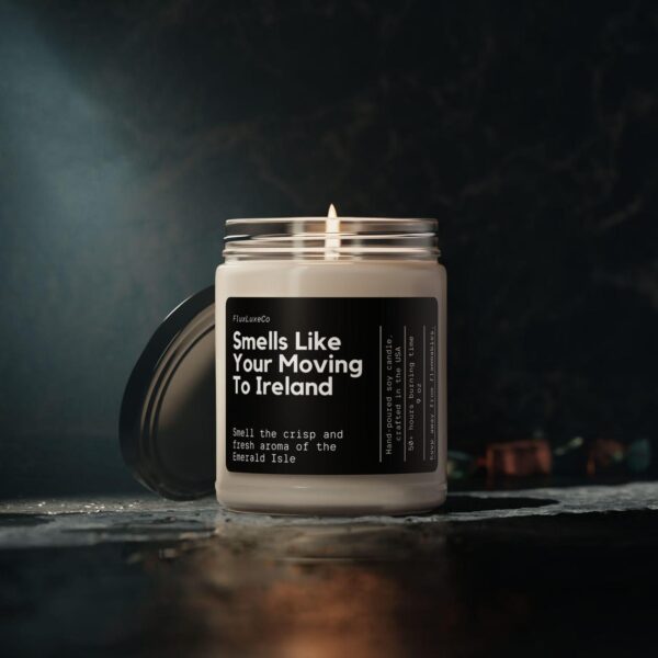 Smells Like You'Re Moving To Ireland Soy Wax Candle, Custom Gift Candle, Ireland Decoration, Study Aborad Ireland, Ireland Gift Candle
