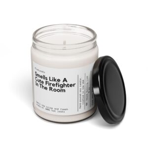 Personalized Cute Firefighter Gift Cute Firefighter In The Room Custom Candle Funny Handmade Personalized For Fireman Search Rescue Husband - Image 3
