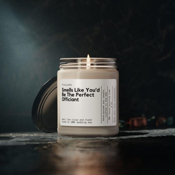 Personalized Wedding Officiant Gift Funny Candle Perfect Officiant Proposal Will You Be Our Officiant Candle Wedding Ceremony Gift