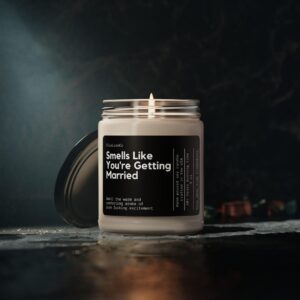 Smells Like You'Re Getting Married Soy Wax Candle, Personalized Wedding Candle Gift, New Engagement Candle Gift, Upcoming Wedding Gift - Image 5