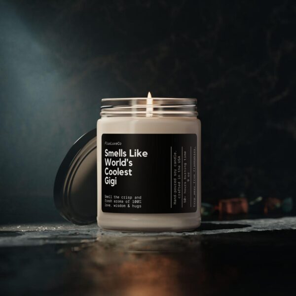 Smells Like World'S Coolest Gigi, Gift Candle, Gigi Candle, Custom Gift For Grandmother, Personalized Grandma Gift Candle, Funny Grandma