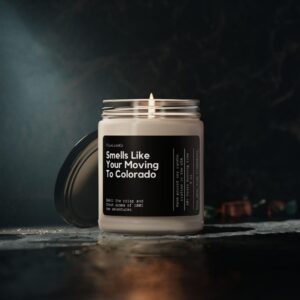 Smells Like You'Re Moving To Colorado Soy Wax Candle, Personalized Moving To Colorado Gift, Colorado, Custom Colorado Housewarming Gift - Image 5