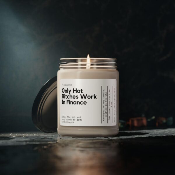 Custom Finance Candle Gift, Gift For Friend, Custom Candle Investment Banker Gift, Financial Advisor Finance Major Finance Graduation Gift