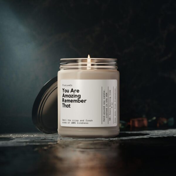 Personalized Care Package Gift You Are Amazing Custom Candle Funny Handmade Personalized Get Well Gift For Her Appreciation Thank You Friend