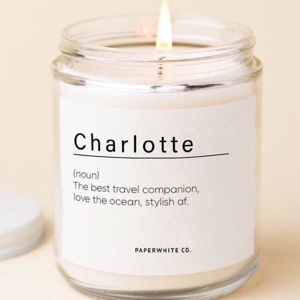 Custom Name Definition Candle, Personalized Candle Funny Birthday Gift Christmas Best Friend Personalized Gift For Her Friendship Candle F01